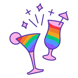 Orgullo-Iconos-GráficoUniformeMonoline-CR - 9 Diseño PNG
