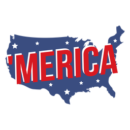 FourthofJuly-PhrasesUSAShape - 3 Desenho PNG