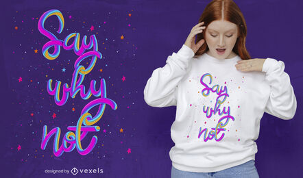 Diga porque noy t-shirt psd