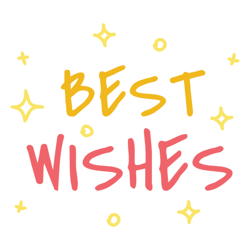 Best wishes badge