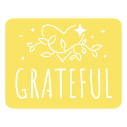 Citação grata cortada Desenho PNG