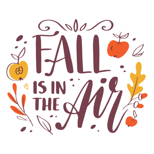 Fall is in the air badge