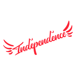 Sätze vom 4. Juli - Filzspitze gebürstete Schrift - 20 PNG-Design