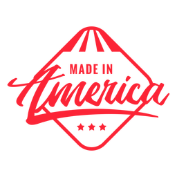 Made in America quote filled stroke PNG Design