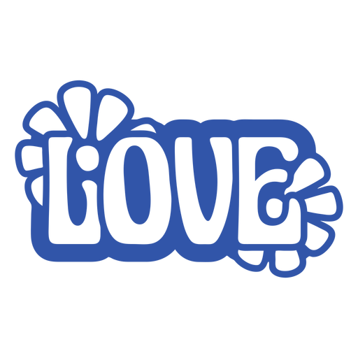 Love American quote cut out PNG Design