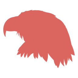 Vogel Adler Tierkopf Silhouette PNG-Design