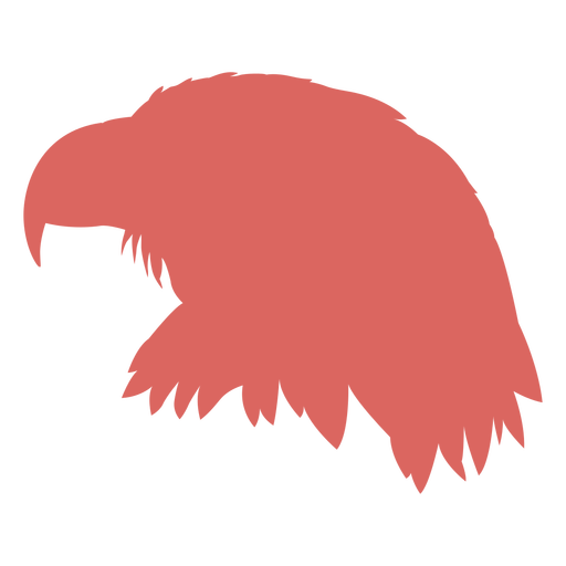 Bird eagle animal head silhouette PNG Design