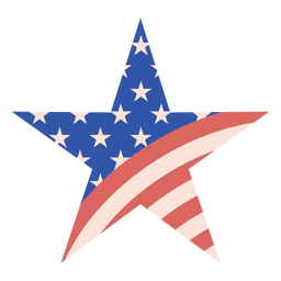 Bandeira dos Estados Unidos em estrela Transparent PNG