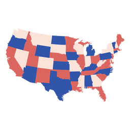 Estados Unidos mapa do país Transparent PNG