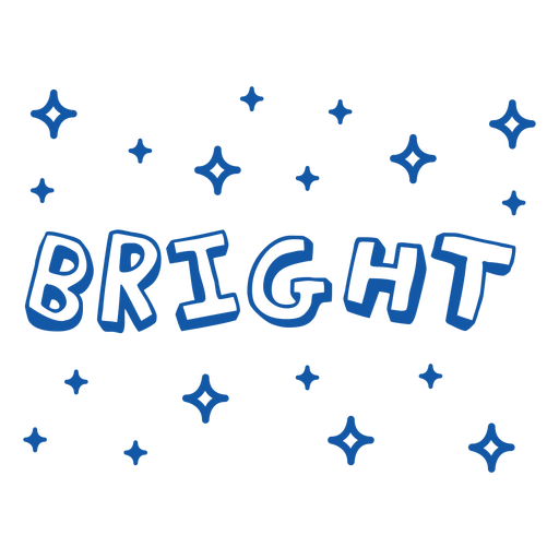 Bright doodle lettering quote