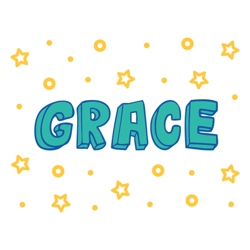 Grace-Abzeichen PNG-Design