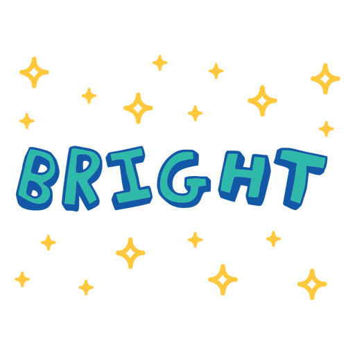 Bright sparkly badge