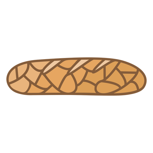 Baguette bread food polygonal