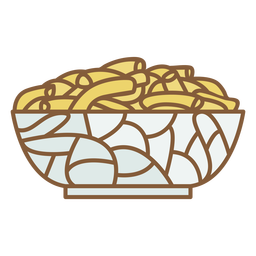 Bowl of fries food polygonal Transparent PNG