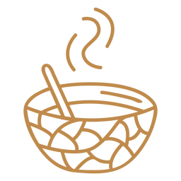 Food-Meals-DetailedGeometric-VinylStroke-CR - 1 Desenho PNG