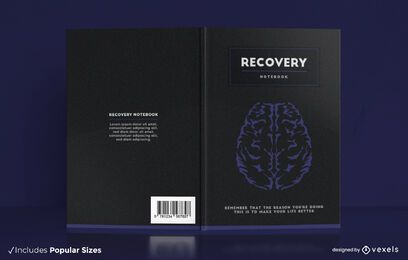 Recovery brain notebook cover design Recovery brain notebook cover design