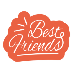 Melhores amigos letras cortadas citação Desenho PNG