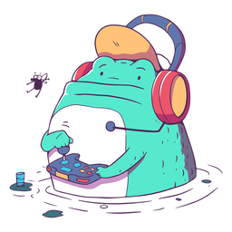 Nettes Tier spielen - 14 PNG-Design