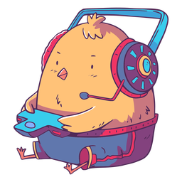 Chick Tierspielercharakter PNG-Design