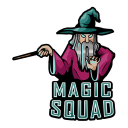 Magic squad wizard color stroke Transparent PNG
