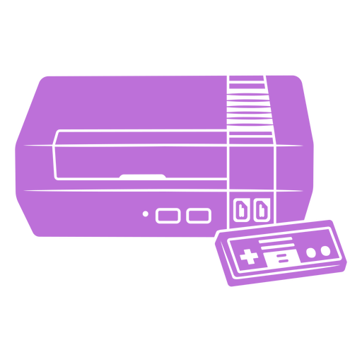 Vintage gaming console cut out PNG Design