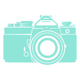 Pequeña cámara vintage recortada Transparent PNG