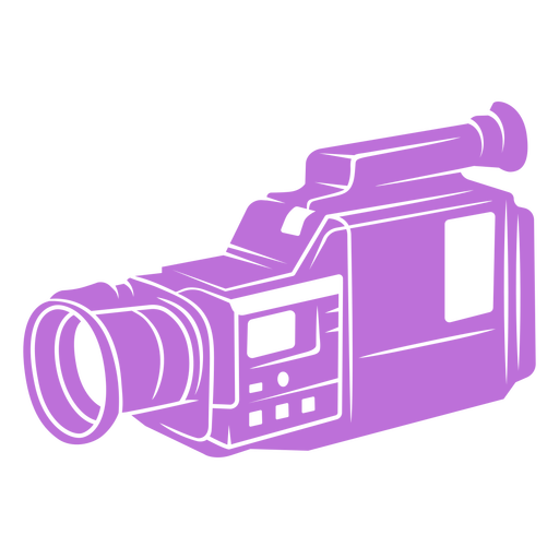 Old video camera cut out PNG Design