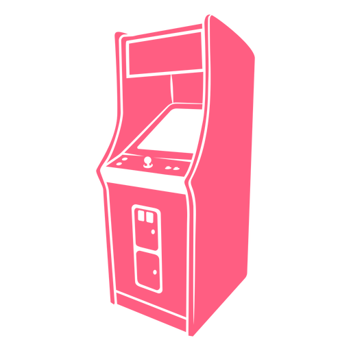 Vintage gaming arcade cut out