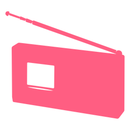 rádio dos anos 80 cortado Desenho PNG Transparent PNG