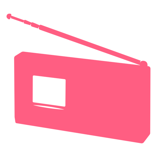 80's radio cut out PNG Design