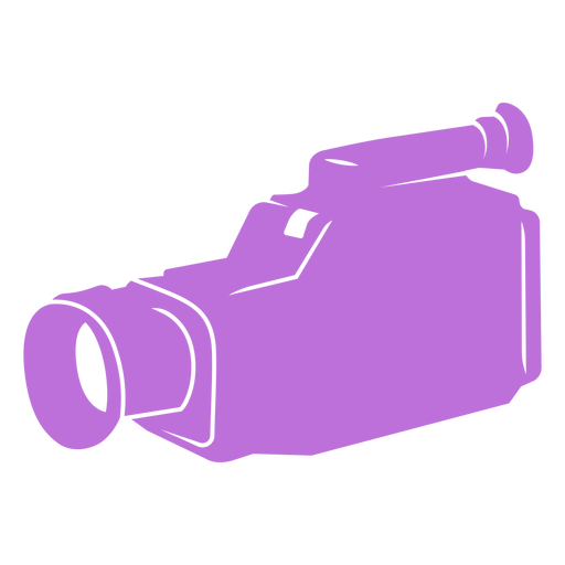 Old video camera silhouette PNG Design