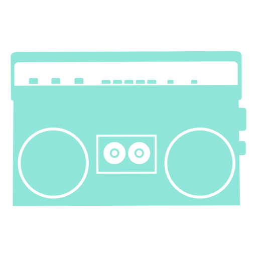 Boomb radio cut out PNG Design