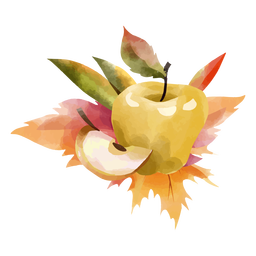 aquarela de outono - 3 Desenho PNG