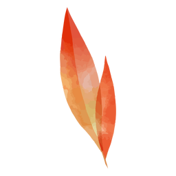 Leaves in autumn watercolor Transparent PNG