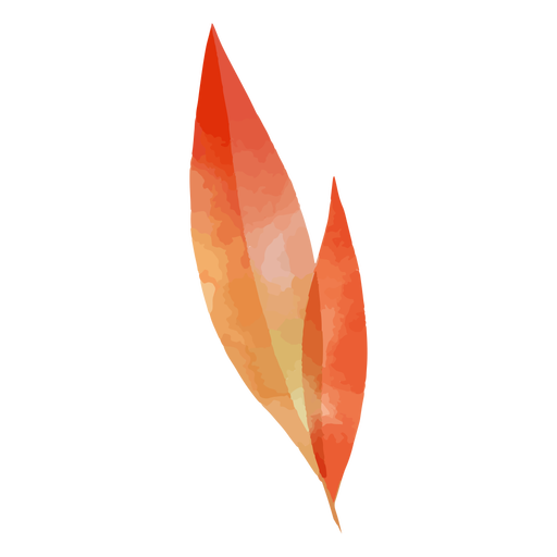 Blätter im Herbstaquarell PNG-Design