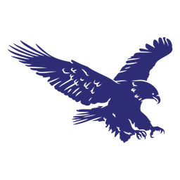 Aterrizaje del águila americana azul Transparent PNG