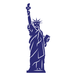 Statue of liberty cut out