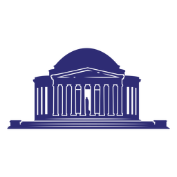 United States Capitol cut out PNG Design