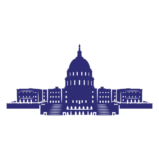 US Capitol cut out PNG Design