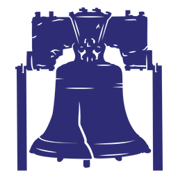 American liberty bell cut out Transparent PNG