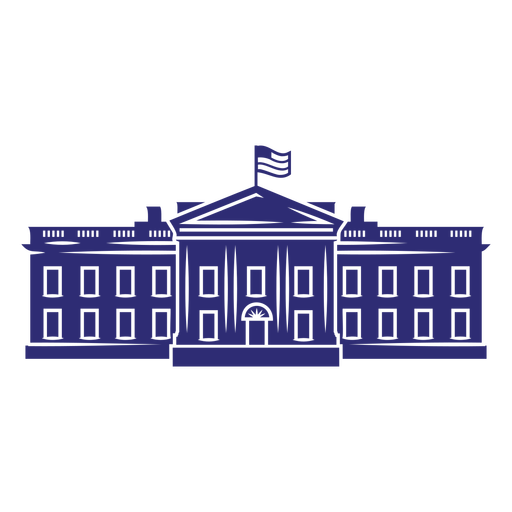 White house cut out element