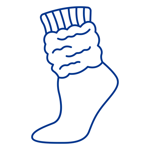 Warm socks stroke PNG Design