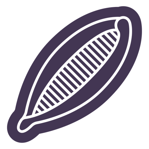 Violette Haarspange ausgeschnitten PNG-Design