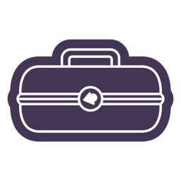 Estuche de belleza recortado Diseño PNG