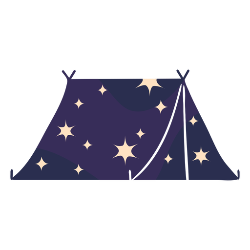 Night camping tent semi flat