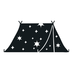 Starry tent cut out
