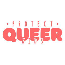 Schützen Sie queere Kinder PNG-Design