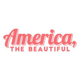 América, la insignia hermosa