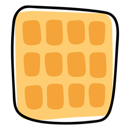 Waffle color stroke Transparent PNG