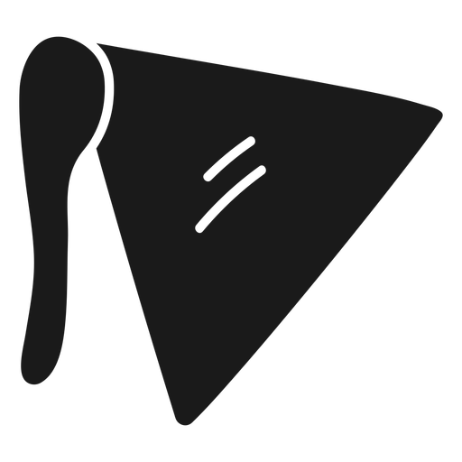 Nacho con icono de queso Diseño PNG